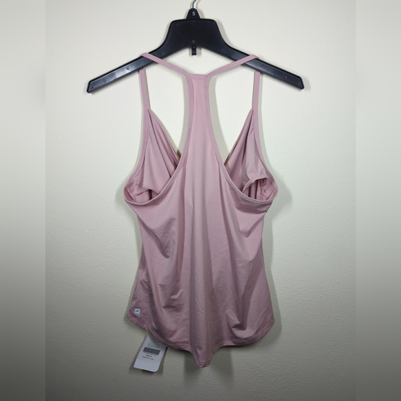 Fabletics Womens Agustina Racer back Athletic Tank Pink Size M Athleisure NWT - Picture 5 of 5